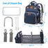 Backpack Jeryswet Baby Diaper Bags with Changing Station, Waterproof Large Capacity Diaper Bag for Moms Dads with USB