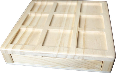 TIC TAC Toe Wooden Board - Classic Family Strategy Game, Outdoor Game