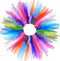 Tayfremn 28pcs Dance Scarves Square Juggling Silk Play Movement Scarves Magic Tricks Performance