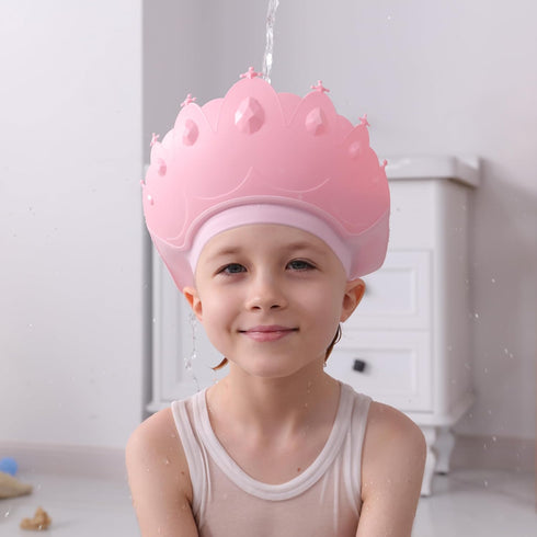 TinyGuardian set 0-9 Baby Shower Cap Shield, Baby bath shower cap, Visor Hat for Eye and Ear Protection for Years Old