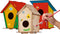 9 DIY Bird House Kits for Children to Build, Unfinished Wood Birdhouses for Kids to Paint