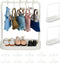 Satakara Doll Clothes Hanger & Rack Set - 2 Stands + 10 Hangers,