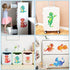 Large Dragon Wall Decals - Cartoon 3D Dinosaur Kids Wall Stickers for Bedroom, Playroom, Baby Nursery Wall Decor