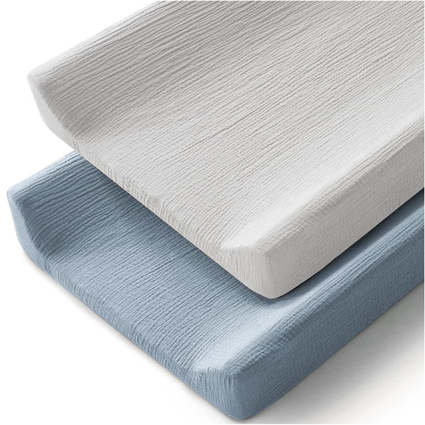 MairMore Changing Pad Cover for Neutral Baby Muslin Soft Cotton Diaper Changing