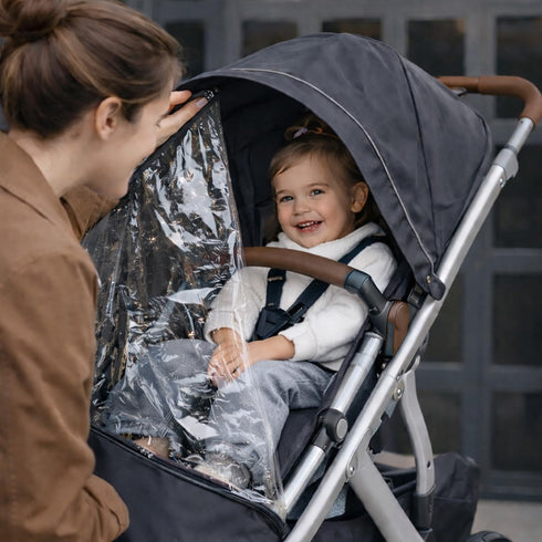 Quintriae V2/Vista V3/Cruz/Cruz V2 Rain Cover Fits for UPPAbaby Vista/Vista Stroller Windproof Weather Shield