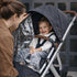 Quintriae V2/Vista V3/Cruz/Cruz V2 Rain Cover Fits for UPPAbaby Vista/Vista Stroller Windproof Weather Shield