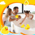 20 Swimming (5 Inch) Deekin Pcs Large Yellow Rubber Ducks Bulk Large Duck Squeak Rubber Bathtub Floating Bath