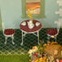 iLAND Dollhouse Flooring on 1/12 scale, Miniature Dollhouse Accessories, 60pcs Double-Sided Floor Tiles