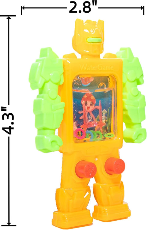 Desyeryamimi 48Pcs Robot Handheld Water Ring Toss Games for Kids Party Favors Goodie Bags Stuffers Return Gifts