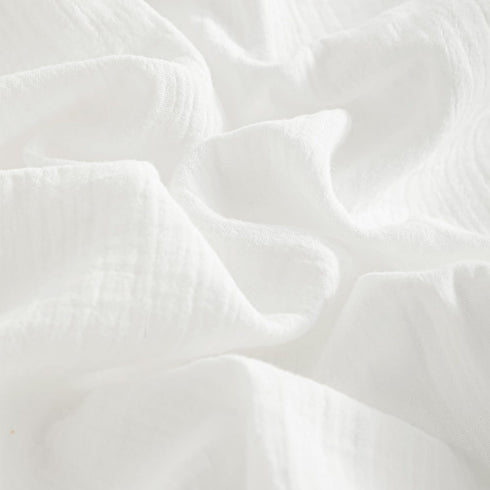 2 Pack 28x52 28x52 Inches NTBAY Muslin Cotton Crib Sheets, Soft and Breathable Double Layer Baby Crib Sheets