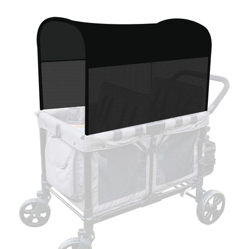 LUAATT Stretchy Panoramic Canopy Compatible with Wonderfold Stroller Wagons W2/W4 All Models,UPF50+ Sun