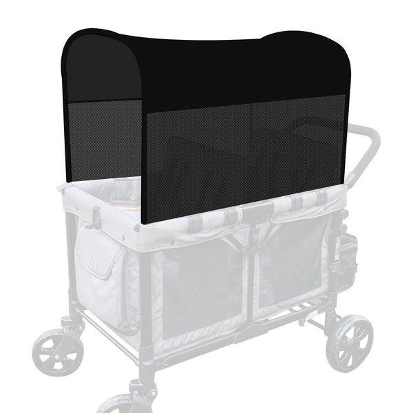 LUAATT Stretchy Panoramic Canopy Compatible with Wonderfold Stroller Wagons W2/W4 All Models,UPF50+ Sun