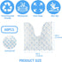 FCQWMTSD 60 Pack Commode Commode Disposable Toilet Mat,Non-Slip Waterproof U-Shape Pads for Adult Incontinence & Kids