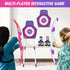 2 Pack Bow and Arrow for Kids, LED Light Up Archery Set with 24 Suction Cup Arrows and Standing Target