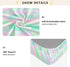 miaozhen 1 Pack 52x28 Cotton Baby Crib Sheets Soft Stretchy Childish Star Green Peach Gradient Toddler Mattress Sheet