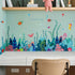 Amaonm Creative Cartoon Removable 3D Under The Sea World Wall Stickers for Nursery Room