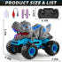 2.4Ghz 3 4 5 6 7 8 Bennol Remote Control Dinosaur Car for Boys Kids, RC Dinosaur Truck for Toddlers, Electric Hobby RC