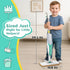 Set Kids Spray Mop Toy Toddler Cleaning with Real Water Sprayer, Microfiber Mop Pads & Scraper Pretend Play Montessori