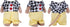 E-TING Family Set, Sweet Mother-Daughter & Father-Son Dress Up Set for 3-Inch and 2.25-inch Figure Town Series