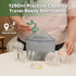 40oz/1250ml Grey/2PCS Haakaa On-The-Go Silicone Microwave Steam Sterilizer Bags for Travel, Reusable Silicone Steaming