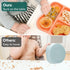 BABELIO Powerful Suction Plates for Baby and Toddler, 3 Pack, 100% Food Grade Silicone Divided Plates, BPA Free