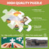 HQXXJW 300 20.5x15 Piece Puzzle for Adults, Large Piece Elderly Jigsaw Puzzle, Lakeside Villa with Cat and Garden
