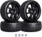 Hobbypark 4Pcs 26mm 1/10 RC Touring Car Tires & 12mm Hex Hub Wheel Rims with Foam Inserts