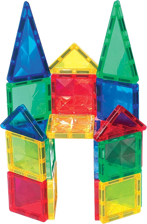 CreateOn Crayola Mini Magnetic PIP-Tiles, 24-Piece Building Set for Kids, Magnetic Toys for Ages 3+