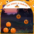 50 Pcs Halloween Pumpkin Inflatable Balls, Outdoor Decorations for Birthday Party, DIY Pumpkin Props
