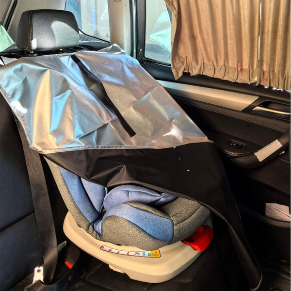 MENGLANSI Lightweight Automotive Seat Sun Shade Heat Blocking Technology Quick Fold Design for Infant Carriers Portable