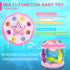 Baby Toys for 6-12 Months - Musical Light Up Rotating Toys, Pink Ocean Projector for Infant Learning Skills