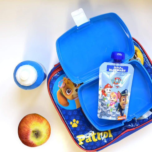 3.5 (Pack 10) Paw Patrol Bold Blueberry Organic Mixed Fruit Squeeze Pouch, Ounce