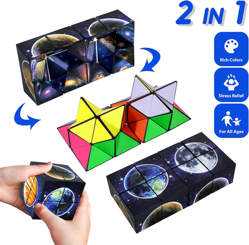 Luaxkpi 6-12 6 7 8 9 10 8-12 10-12 Toys for Boys Age Birthday Gifts for Year Old Boy Girls, Fidget Toys Infinity Cubes