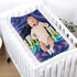 Wideasale Cozy 32"X16" Colorful Piano Music Notes Print Changing Pad Covers for Baby Girls and Boys Lightweight Durable