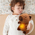 Capybara Breathing Stuffed Animal, Anxiety Relief Capybara Sleeping Plush with Realistic Breathing Motion and Soothing