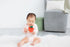 0+ Pearhead Strawberry Baby Teether Soft Plush Sensory Toy with BPA-Free Silicone Beaded Ring & Crinkle Sound, Soothes
