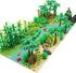 Rainforest Jungle Trees Building Blocks Bricks with 2 Base Plates (10 Inches