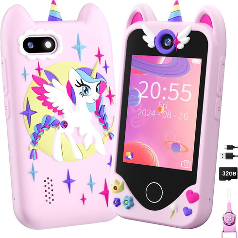 Kids Smart Phone for Girls Gifts - Toddler Christmas Birthday Gift for