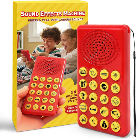 EchoVenrek Sound Effects Machine - Noise Maker for Kids - 20 Funny Sounds