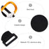 SWETRACE 2pcs Stroller Hooks Aluminum Alloy with Pu Strap, Anti-Slip Pram Clips for Diaper Bags and Grocery, Universal
