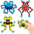 Transformable Fidget Spinner Toys for Kids & Adults, 3 PCS Fidget Toys for Anxiety, Sensory Travel Toys