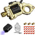 Generic Metal EDC Fidget Gun for Adults - Silent Stress Relief Toy with Bullet Launcher & Tactile Slider, Premium Alloy