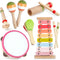 Rmischolar Baby Musical Instruments - Montessori Wooden Musical Toys for Toddlers 1-3, Xylophone