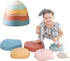 Balance Stepping Stones for Kids (6pcs) - Toddler Sensory Stepping Stones for Ages 1-3, Balance Play for Toddlers