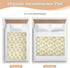 siphylline 52" 34" Yellow Purple Fresh Flowers Extra Large Resuable Training Pee Pads for Kids Soft Absorbent Mattress
