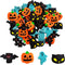 Halloween Mini Erasers for Kids, 48pcs Cute Pumpkin Ghost Bat Erasers for Trick or Treat Party Favors