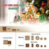 2025 Set 24 Countdown 10+ INSOON Advent Calendar Gingerbread House Mini Building with Lights, Days Christmas Building