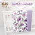 30 40 Inch, Baby Girl Blanket, Sotf Crib Swaddle Blanket, Dotted Backing, Reversible Bedding Soft Blanket for Newborn
