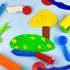 11 Set Dough Play Tools PCS Basic Dough Accessories Starter for Kids with Pizza Cutters, Safety Scissors, Rolling Pin
