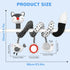 Black and White High Contrast Baby Toys for Newborn, Car Seat and Stroller Toys for 0-12 Months, Best Gift for Infants